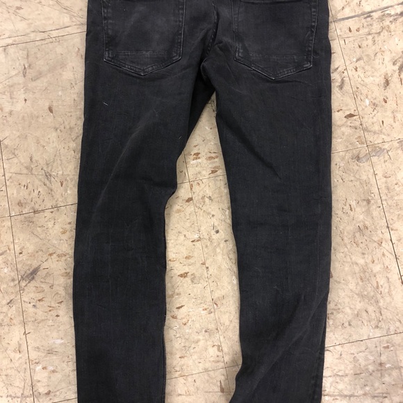 Allsaints Black Denim Cigarette. Worn once. - Picture 3 of 3